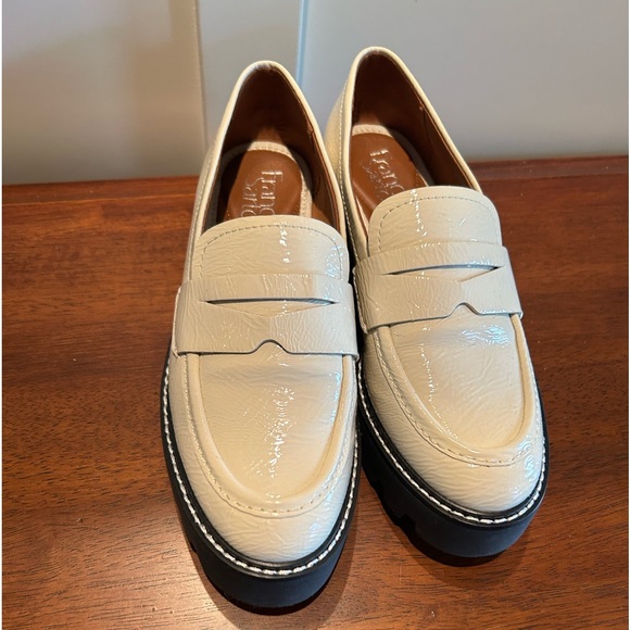 Franco Sarto Shoes - Franco Sarto ivory patent leather loafers, 5-1/2.